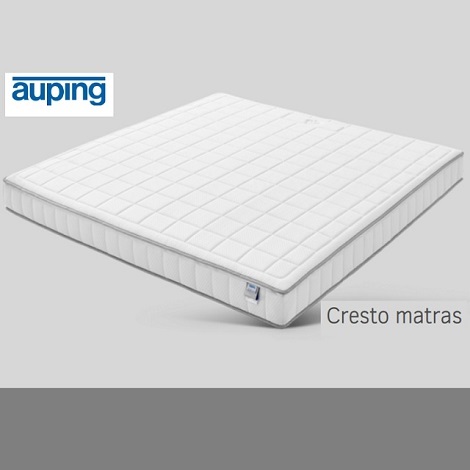 Auping Cresto matras, tweepersoons, partneruitvoering, twee hardheden, 140x200, 220 tot 200 x 220 cm. groot bed