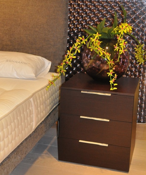 Jesse ladekast Stage, laden 3 , kleur wenge, greep,italiaans design
