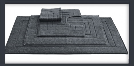 ATLANTA badmat,toiletmat,bidetmat, wc mat,kleur antraciet VanDyck