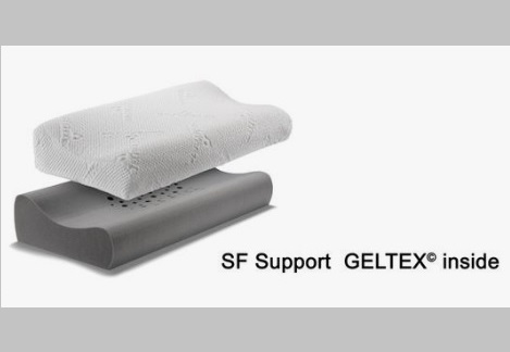 Kussen Swissflex Support, Geltex-inside 11 cm. of 13 cm. koel slapen, ondersteuning,ventilatie