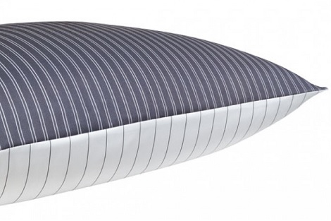 Janine overtrek satijn Modern Classic,streep 3936/40 zwart,wit,eenpersoons,litsjumaux