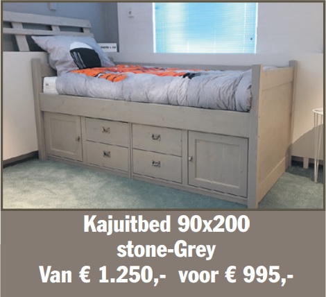 kajuitbed opruiming, hour 90 x 200, theo bot zwaag hoorn