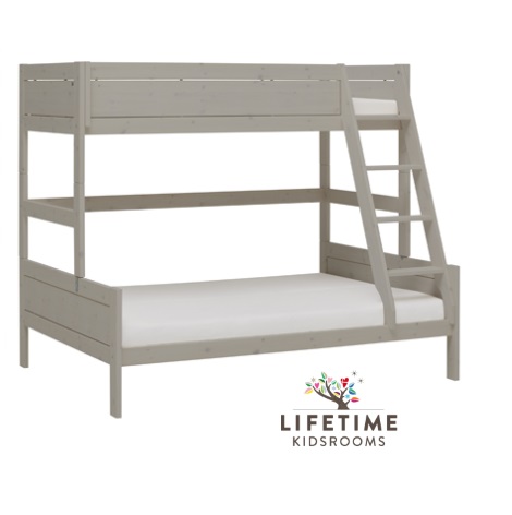 familiebed ,stapelbed ,logeerbed, grey, 9ox200,140x200 cm