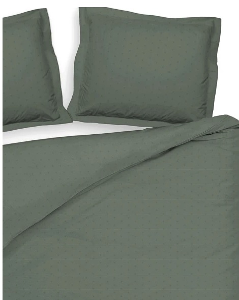 Dekbedovertrek Uni Puntini Minerala green 140/200/240x220 cm HNL