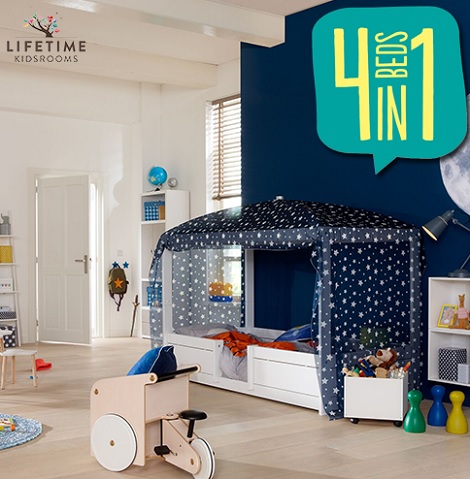 Lifetime_bed_4_in_1_hemelbed_wit_voile_ster_doorgroeikamer